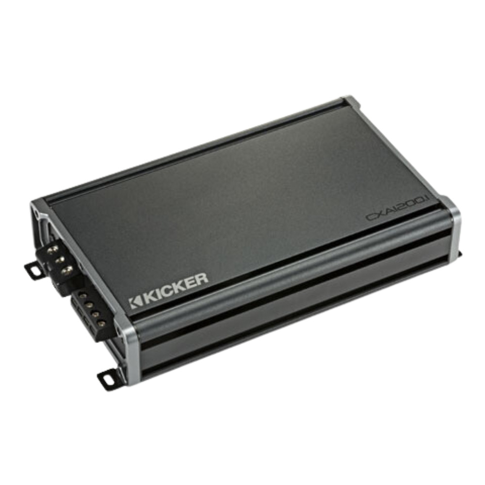 Kicker 46CXA12001T 1200W Mono Class D Subwoofer Amp with 46CK8 amp